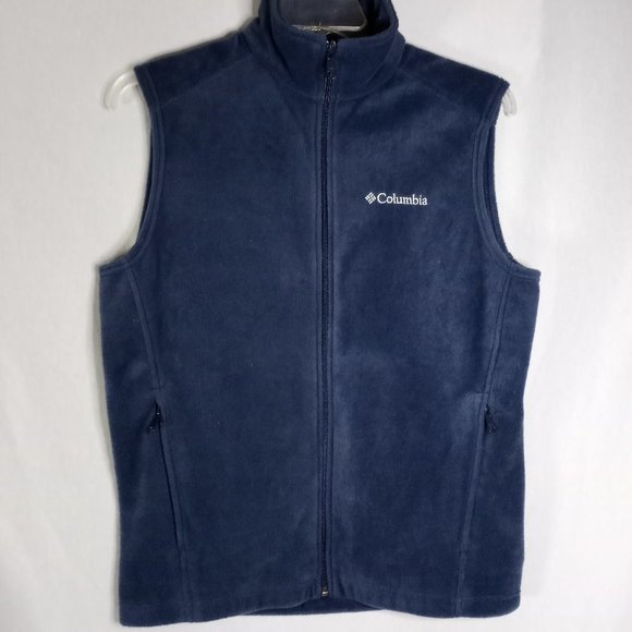 Columbia Men's Blue Sleeveless Outdoor Sports Fleece Vest Size SM - Picture 4 of 8